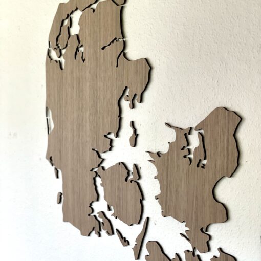 karta över Danmark valnöt