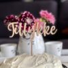 Tillykke - Caketopper