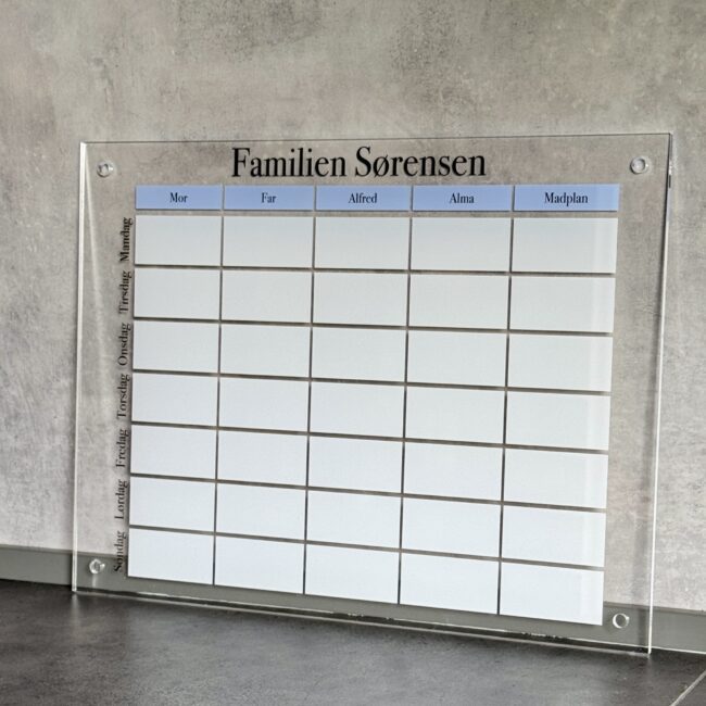 familie ugekalender