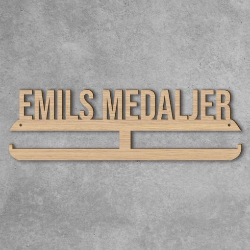 medaljeholder med navn