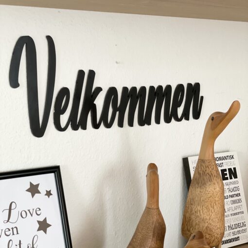 Velkommen skilt