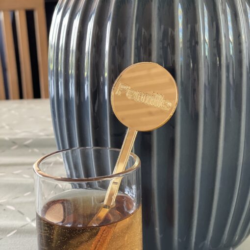 Cocktail stirrer - Egen tekst - Billede 2