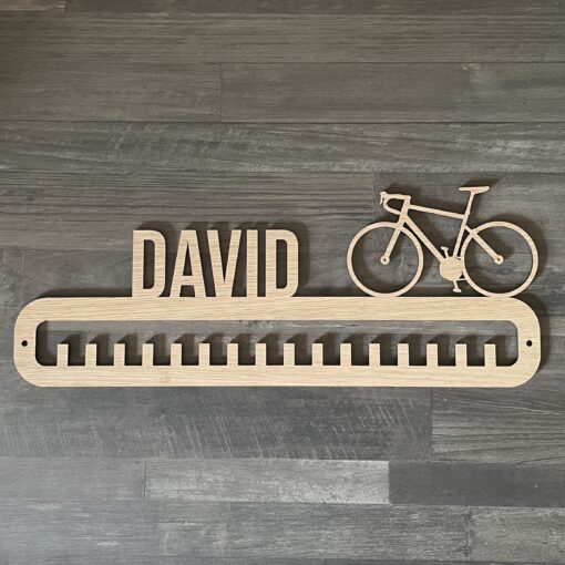 Cykel - Medalje Holder Med Navn