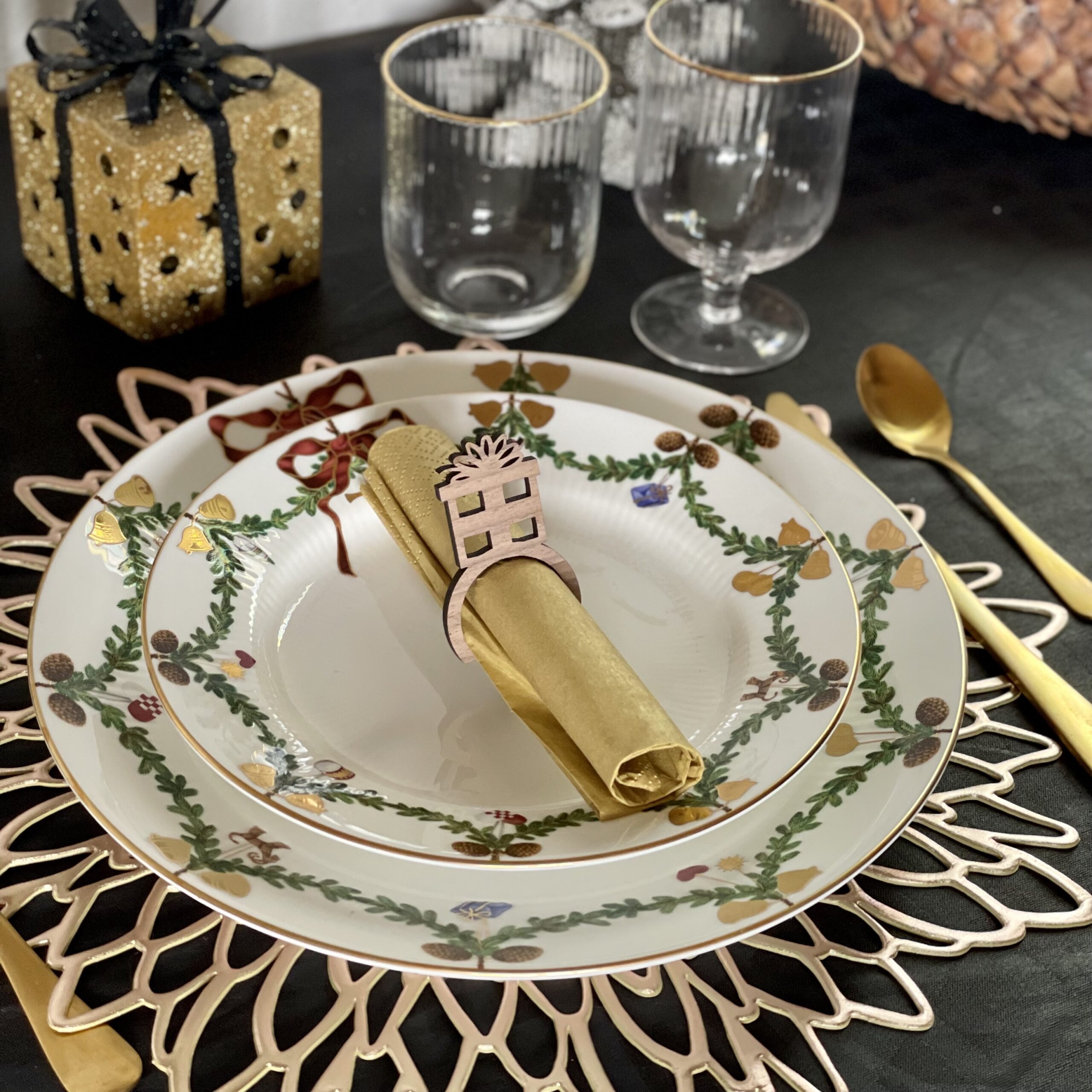 Servietring til Jul - Gave - Billede 2