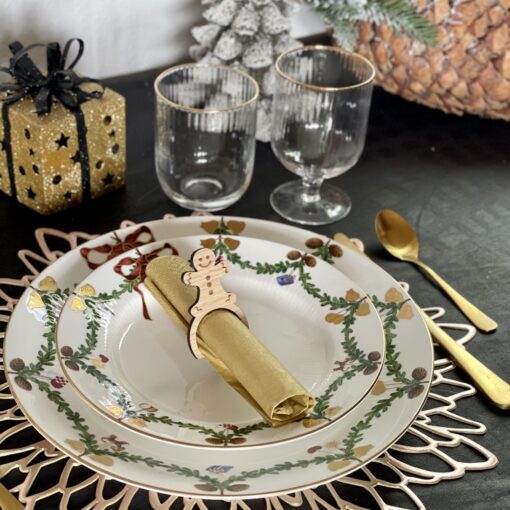 Servietring til Jul - Gingerbread figur