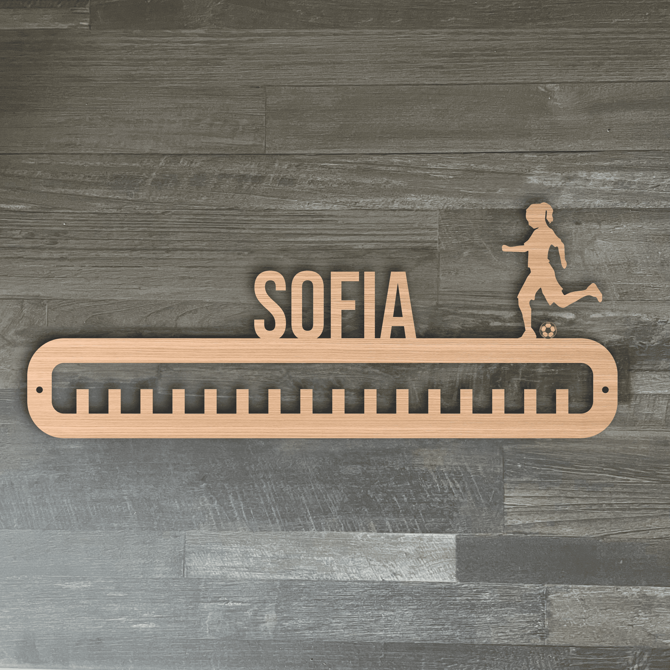 Fodboldspiller Medalje Holder - Pige