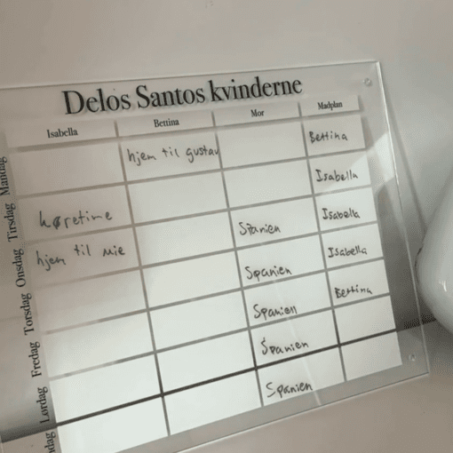 Personlig Familiekalender - med navne - Billede 2